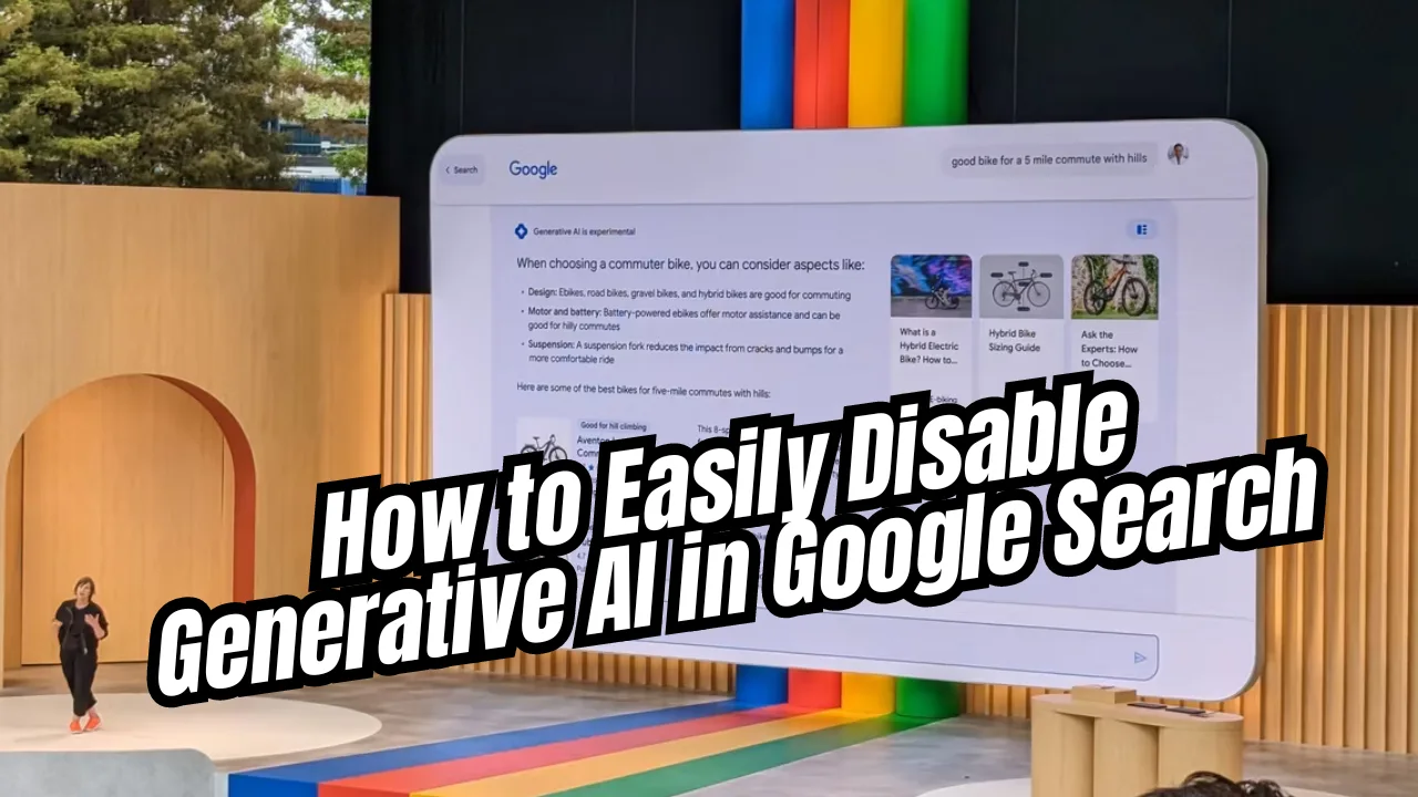 How to Disable Generative AI in Google Search (2024)